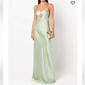 Michelle Mason cutout dress in Sage